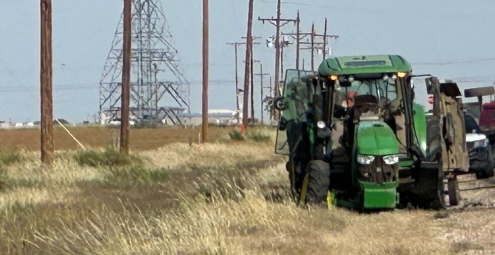 A tractor and a pickup crashed near North University Ave. and FM 2641 in North Lubbock County.