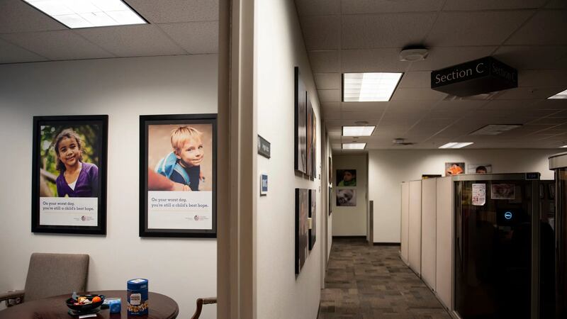 The Child Protective Services office at the Texas Department of Family and Protective Services...