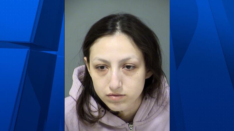 Anna Chavez, 23, was booked into jail on a felony charge of child abuse.