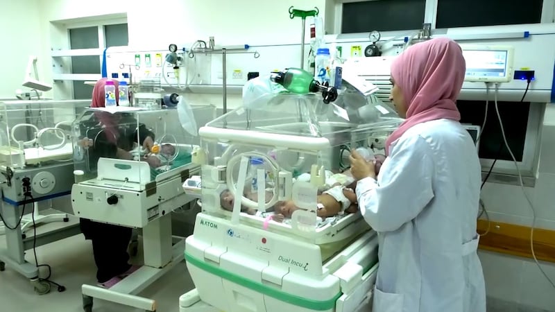Health officials said 31 premature babies in “extremely critical condition” were transferred...