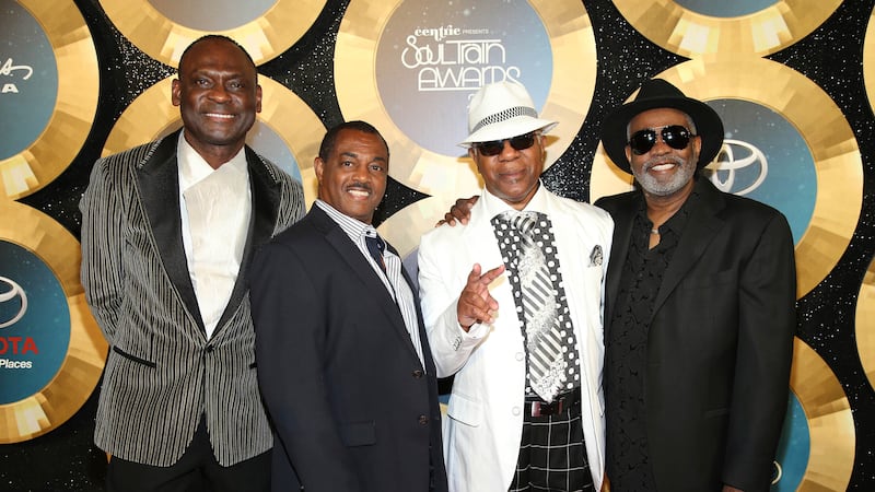 FILE - George Brown, from left, Ronald Bell, Dennis Thomas and Robert "Kool" Bell, of Kool and...