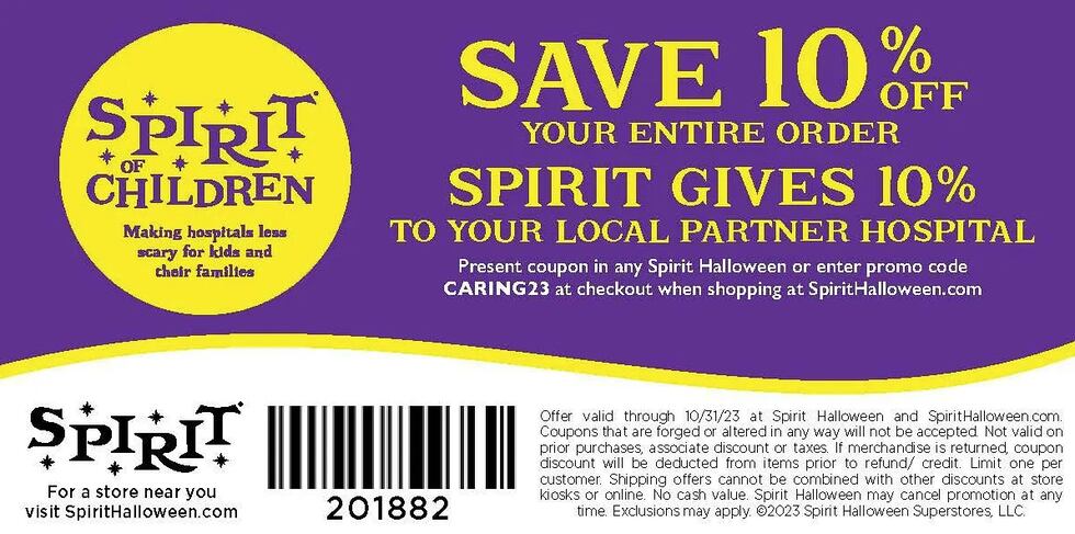 For the 14th year, Covenant Children’s is partnering with Spirit Halloween in the Spirit of...