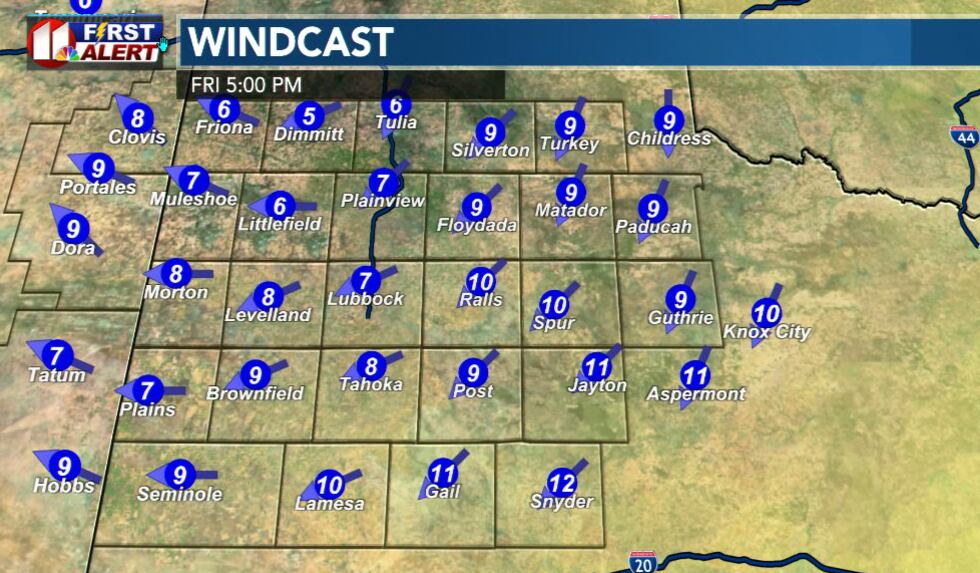 Northeast winds will keep Friday and Saturday cooler than normal.
