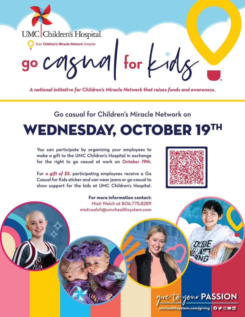 It’s time again to wear jeans for a Children’s Miracle Network fundraiser, but we’re not...