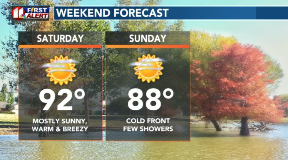Weekend forecast