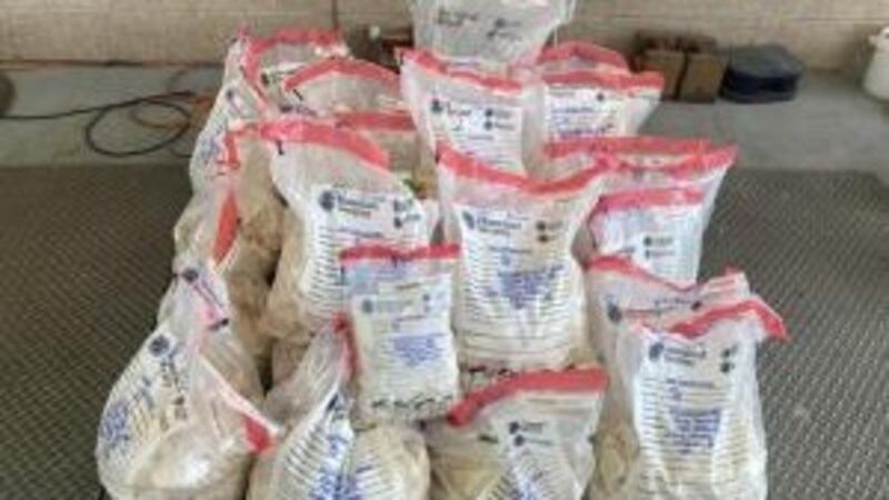 The drugs have a street value of $2.3 million, according to border patrol agents.