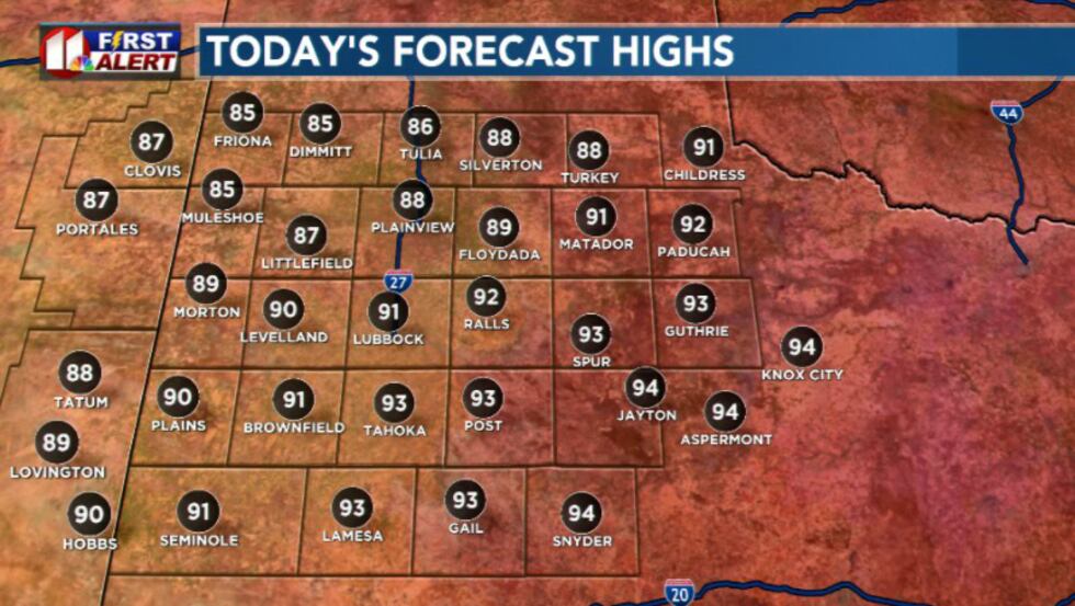 Today's highs